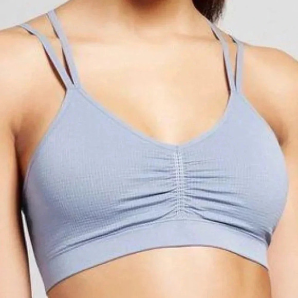 XS Xhilaration Strappy Back Jacquard Bralette Slate Gray NWT  New with T - Picture 4 of 5